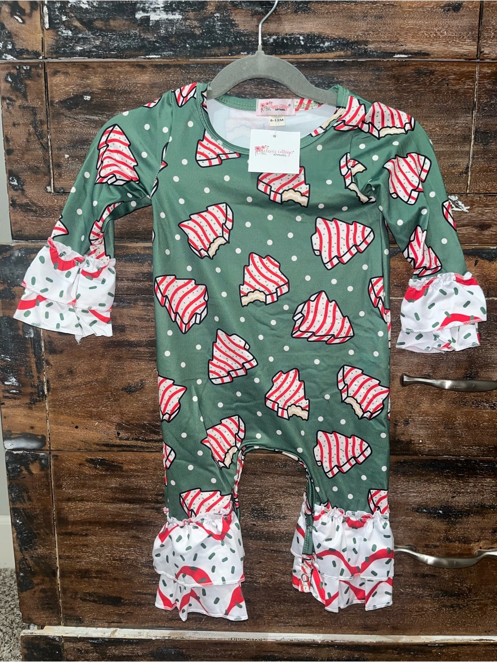 0-6 month Christmas romper. NWT